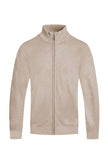 Mens Solid Full Zip Sweater