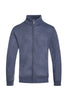 Mens Solid Full Zip Sweater