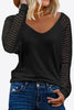 V-Neck Long Raglan Sleeve T-Shirt