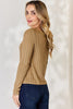 Full Size Ribbed Long Sleeve T-Shirt