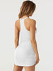 Scoop Neck Wide Strap Mini Dress