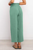 Drawstring Waist Wide Leg Pants