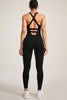 Crisscross Wide Strap Jumpsuit