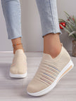 Breathable Mesh Wedge Sneakers