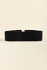 Zinc Alloy Buckle Elastic Wide Belt