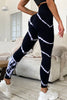 Slim Fit High Waist Long Active Pants