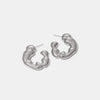 Stainless Steel C-Hoop Earrings