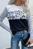 Perfee Mixed Print Round Neck T- Shirt