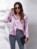 Button Up Collared Neck Long Sleeve Shirt