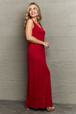 Plus Size Scoop Neck Maxi  Dress