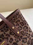 Leopard Polyester Tote Bag