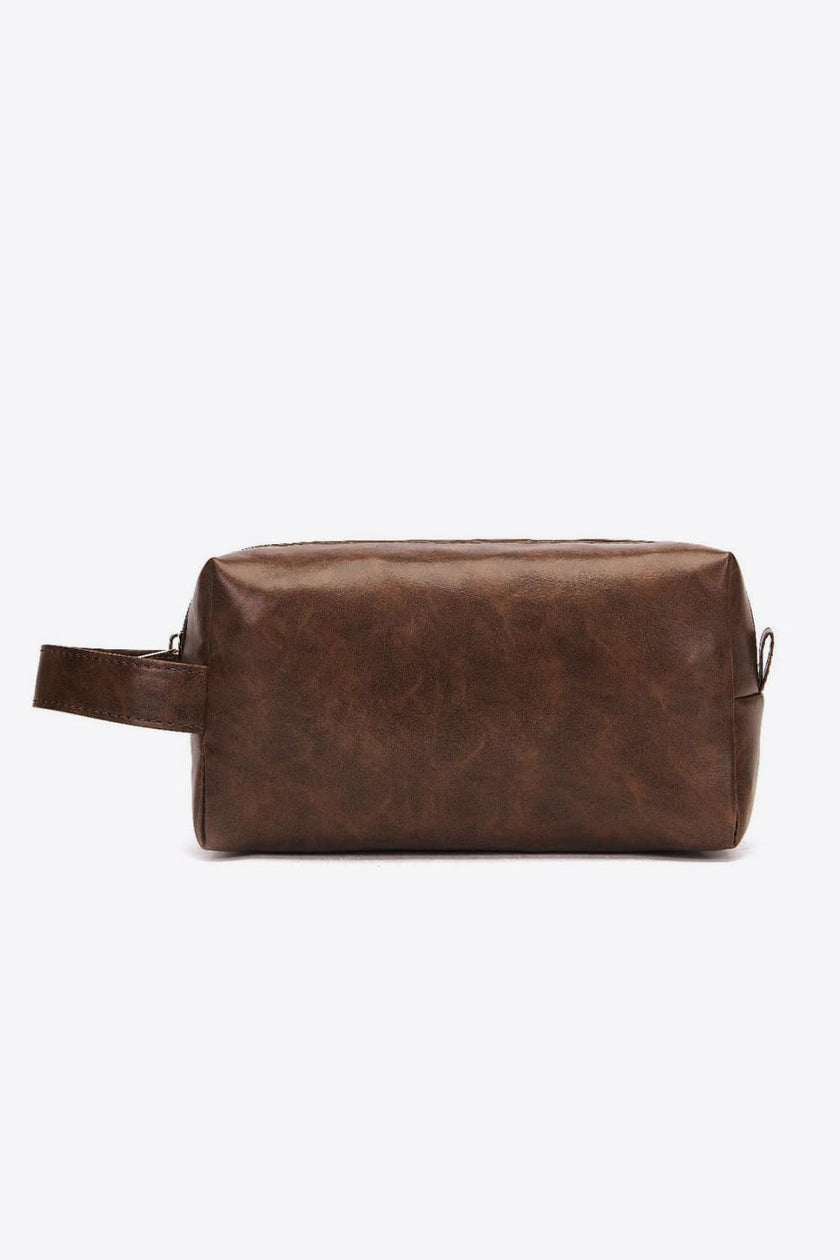 PU Leather Makeup Bag - QuaintQuest Fashion