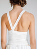 Halter Neck Ribbed Cropped Tank