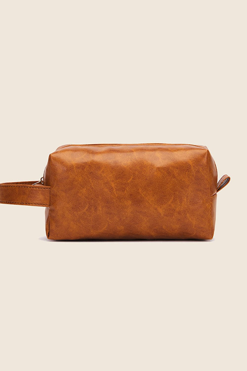 PU Leather Makeup Bag - QuaintQuest Fashion