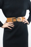 Double D Buckle PU Belt