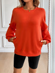 Ivy Lane Round Neck Long Sleeve Sweatshirt