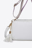 PU Leather Tassel Crossbody Bag