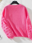 Round Neck Drop Shoulder Sweater