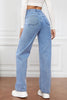 High Waist Straight Jeans