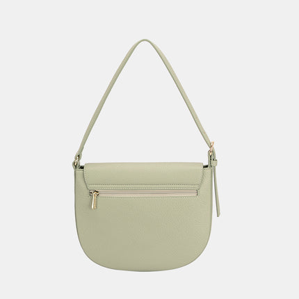 David Jones Metal Buckle Shoulder Bag