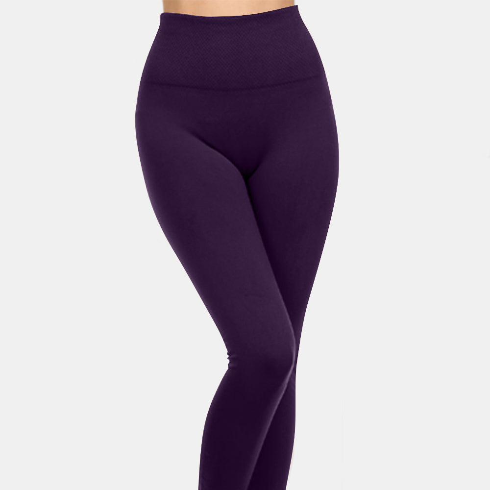 Yelete Seamless High Waist Fleece Leggings