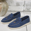 Round Toe Flat Slip-Ons