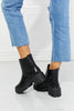 Lug Sole Chelsea Boots in Black