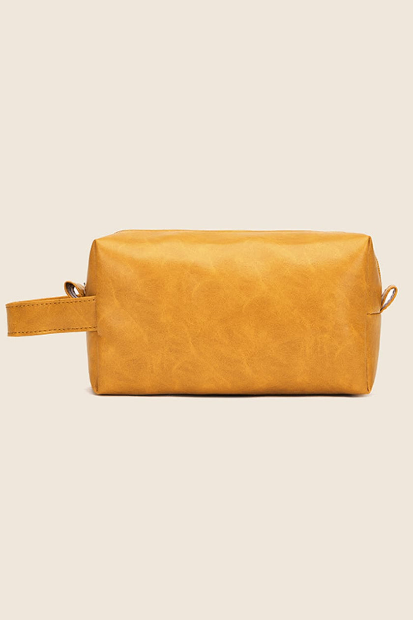 PU Leather Makeup Bag - QuaintQuest Fashion