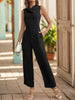 Perfee Sleeveless Jumpsuit with Pockets