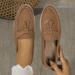 Round Toe Flat Slip-Ons