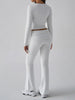 Devine Square Neck Long Sleeve Top and Pants Set