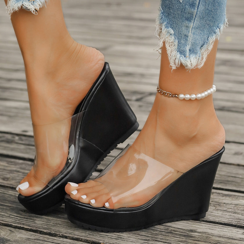 Open Toe Wedge - QuaintQuest Fashion