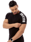 Men's Plus Size Letter Round Neck Short Sleeve T-Shirt