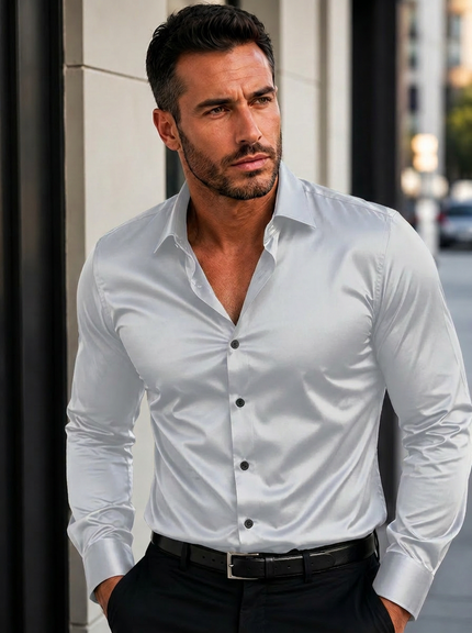 Men's Button Down Long Sleeve Shirt