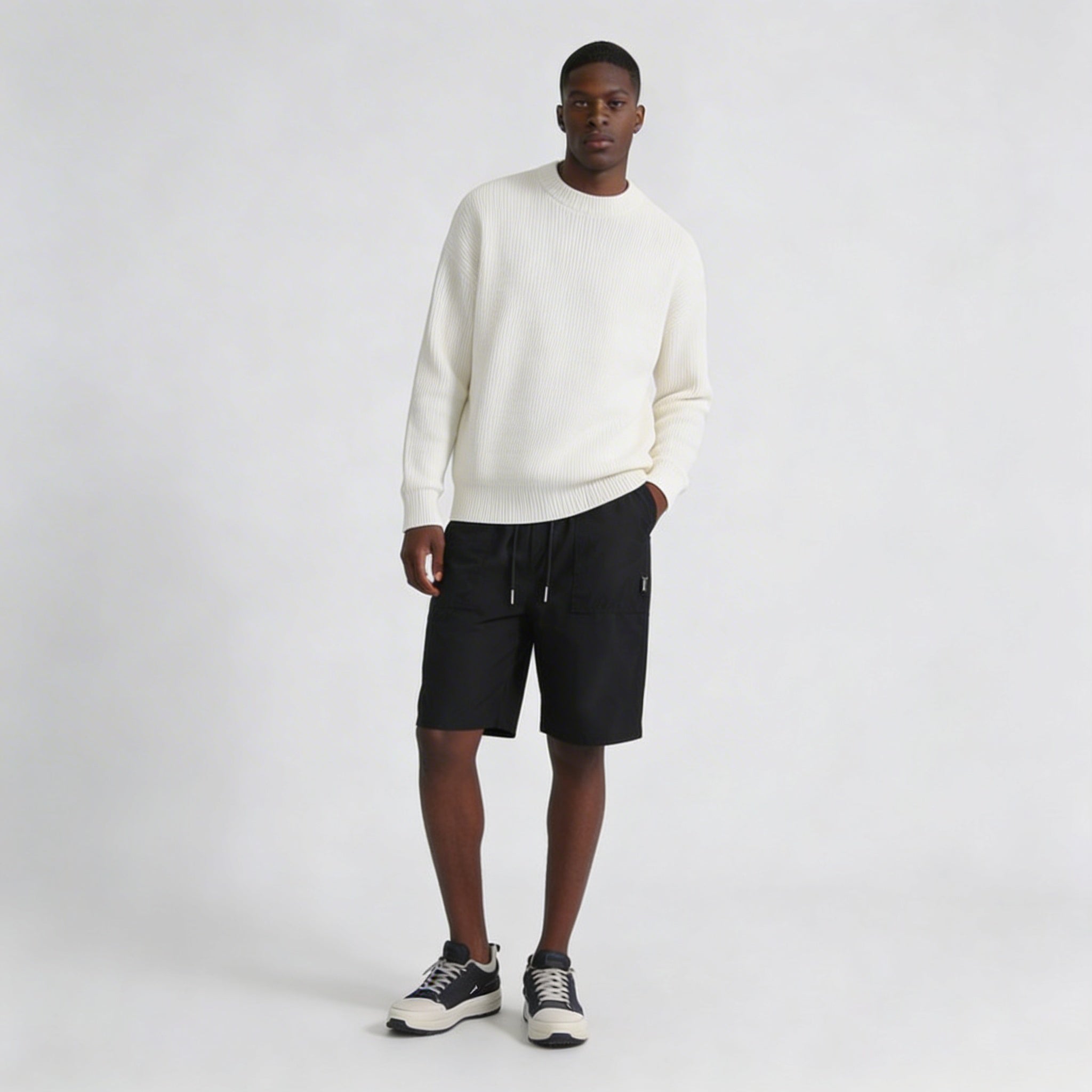 Men's Pocketed Drawstring Shorts