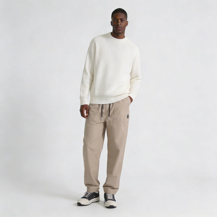 Plus Size Drawstring Wide Leg Pants