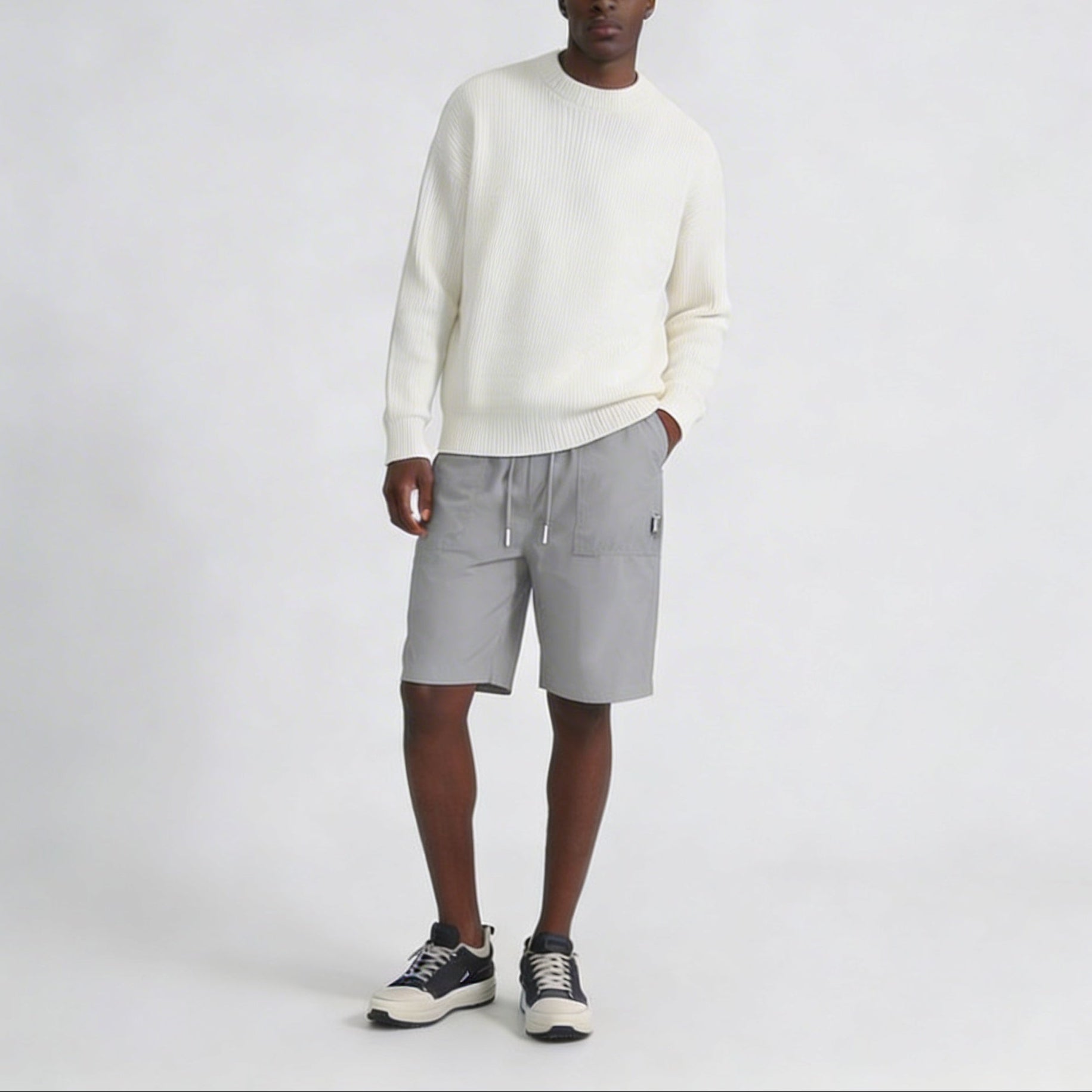 Men's Pocketed Drawstring Shorts