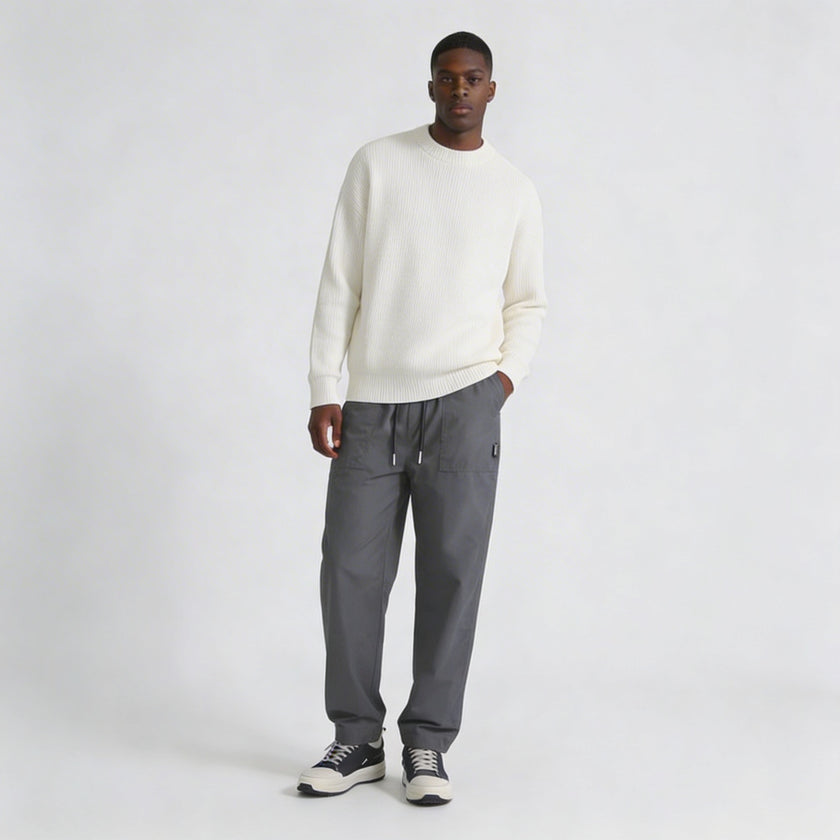 Plus Size Drawstring Wide Leg Pants