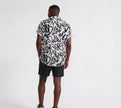 Men's Letter Print Shirt and Shots Set